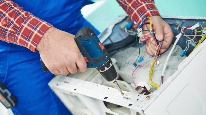 Sincan Bosch Bosch çamaşır makinesi kart tamiri – Su almama arızası orijinal parça ile giderildi. - Teknik servis örneği